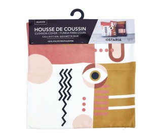 Τετράγωνη Μαξιλαροθήκη Μάτι Πολύχρωμη από Πολυεστέρα σε Λευκό, Μουσ... Τετράγωνη Μαξιλαροθήκη Μάτι Πολύχρωμη από Πολυεστέρα σε Λευκό, Μουσ...