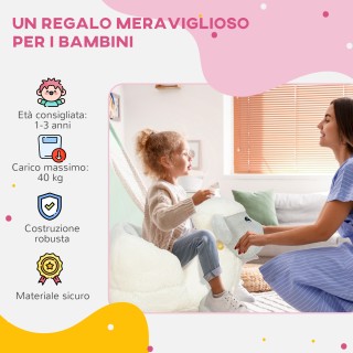 AIYAPLAY  Κουνιστό Άλογο για Παιδιά 1-3 Ετών σε Σχήμα Προβατάκι με ...