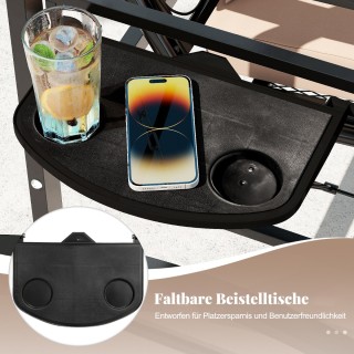 Costway  Εξωτερική Κούνια με Σκελετό & 2 Αναρριχητικά Πλέγματα & Μα...