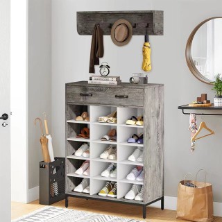 Shally Dogan Σετ Εισόδου Παπουτσοθήκη και Κρεμάστρα Τοίχου με 15 Θ... Shally Dogan Σετ Εισόδου Παπουτσοθήκη και Κρεμάστρα Τοίχου με 15 Θ...