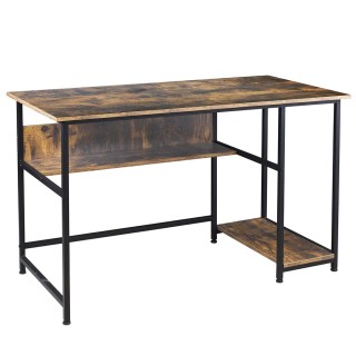 BAKAJI Γραφείο με Ράφι Βιβλιοθήκης Τραπέζι για Υπολογιστή Μεταλλικ... BAKAJI Γραφείο με Ράφι Βιβλιοθήκης Τραπέζι για Υπολογιστή Μεταλλικ...