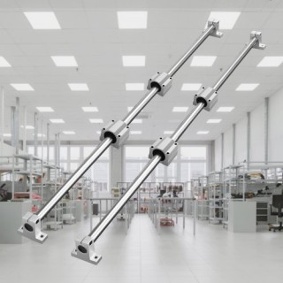 VEVOR  Σετ Οδηγών Γραμμής SFC20 1000mm, 2 Οδηγοί, 4 Μπλοκ SC20, 4 Υ...