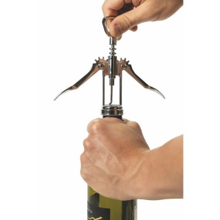 Galileo Ανοιχτήρι-Τιρμπουσόν Διπλής Μοχλίας Ασημί SChef 5900128 Galileo Ανοιχτήρι-Τιρμπουσόν Διπλής Μοχλίας Ασημί SChef 5900128