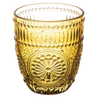 Galileo Σετ 2 ποτήρια νερού 330 ml από γυαλί με ανάγλυφο γεωμετρικό...