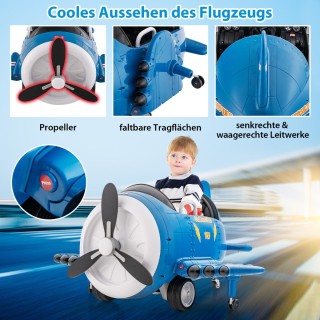 Costway Ηλεκτρικό Παιδικό Αεροπλάνο με Προπέλα και Τηλεχειριστήριο... Costway Ηλεκτρικό Παιδικό Αεροπλάνο με Προπέλα και Τηλεχειριστήριο...