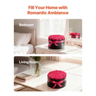 VEVOR Αιώνια Τριαντάφυλλα: Κουτί με 27 Διατηρημένα Τριαντάφυλλα - Α...