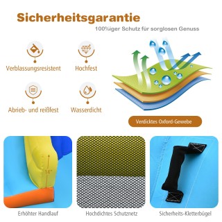 Costway  Υδάτινο Πάρκο Παιχνιδιού 6-σε-1 με Ανθεκτικό Ύφασμα Oxford...