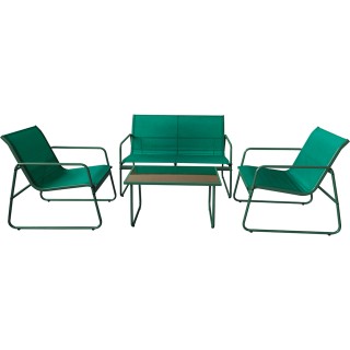 BAKAJI Σετ Κήπου με 2 Καρέκλες, Καναπέ και Τραπεζάκι για Εξωτερικό ... BAKAJI Σετ Κήπου με 2 Καρέκλες, Καναπέ και Τραπεζάκι για Εξωτερικό ...