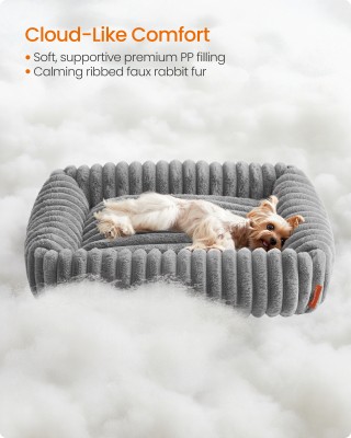 Feandrea Καναπές-κρεβάτι σκύλου για μεσαίους σκύλους, με μαλακή επέ... Feandrea Καναπές-κρεβάτι σκύλου για μεσαίους σκύλους, με μαλακή επέ...