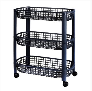 Καρότσι Κουζίνας 3 Επιπέδων 59 x 46,5 x 26 cm Γκρι Σκούρο Urban Liv... Καρότσι Κουζίνας 3 Επιπέδων 59 x 46,5 x 26 cm Γκρι Σκούρο Urban Liv...