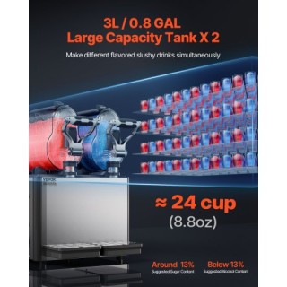 VEVOR Μηχανή Σλάσι 3Lx2 Επαγγελματική SYXRJX23LSGDCIND4V2 VEVOR Μηχανή Σλάσι 3Lx2 Επαγγελματική SYXRJX23LSGDCIND4V2