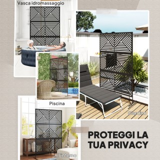 Outsunny Διαχωριστικό Εξωτερικού Χώρου Διακοσμητικό και Πέργκολα γι... Outsunny Διαχωριστικό Εξωτερικού Χώρου Διακοσμητικό και Πέργκολα γι...