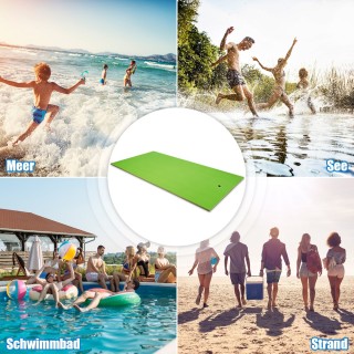 Costway Πλωτό Στρώμα Νερού XPE για Διασκέδαση και Χαλάρωση στο Νερ... Costway Πλωτό Στρώμα Νερού XPE για Διασκέδαση και Χαλάρωση στο Νερ...