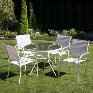 Galileo Εξωτερικό στρογγυλό τραπέζι 100 cm από ανθρακοχάλυβα με επά... Galileo Εξωτερικό στρογγυλό τραπέζι 100 cm από ανθρακοχάλυβα με επά...