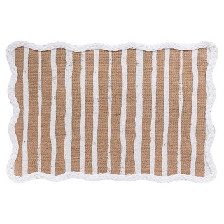 Villa DEste  Σετ 6 τμχ Τραπεζομάντηλο 45x30 cm από γιούτα και χαρτί...