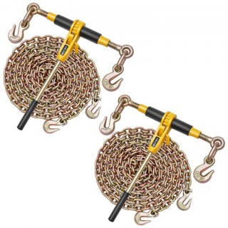 VEVOR Δεσμευτήρας Αλυσίδας με Καστάνια 5/16 ίντσες x 10 πόδια G80 γ... VEVOR Δεσμευτήρας Αλυσίδας με Καστάνια 5/16 ίντσες x 10 πόδια G80 γ...