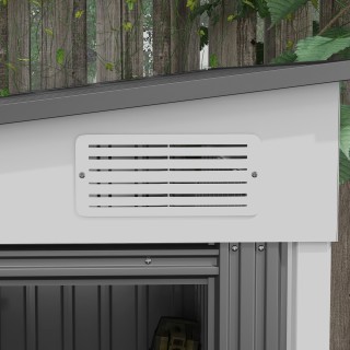 Outsunny Μεταλλική Αποθήκη Εργαλείων 1.5x2μ με Βάση, Συρόμενη Πόρτα... Outsunny Μεταλλική Αποθήκη Εργαλείων 1.5x2μ με Βάση, Συρόμενη Πόρτα...