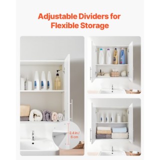 VEVOR Ντουλάπι Κουζίνας 2 Επιπέδων με 2 Πόρτες Λευκό XYFJLM32INCHDM... VEVOR Ντουλάπι Κουζίνας 2 Επιπέδων με 2 Πόρτες Λευκό XYFJLM32INCHDM...