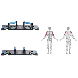 Galileo Πολλαπλών χρήσεων σανίδα push-up 10 σε 1 με αντιολισθητική ...