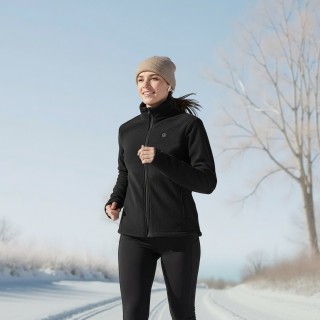 VEVOR Γυναικείο Θερμαινόμενο Φλις Μπουφάν, 7.4V Επαναφορτιζόμενη Μπ...