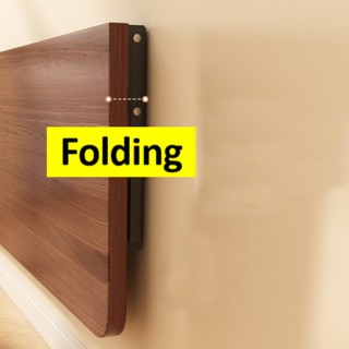 Shally Dogan  Πτυσσόμενο Τραπέζι Τοίχου Γραφείο Καρυδιάς Εξοικονόμη...