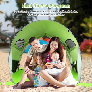 Costway Αυτόματο Αναδυόμενο Σκηνή Παραλίας με Προστασία UV για 3-4... Costway Αυτόματο Αναδυόμενο Σκηνή Παραλίας με Προστασία UV για 3-4...