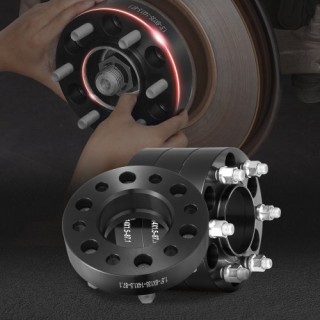 VEVOR Αποστάτες Τροχών 1.5 6x5.3 6 Λάγκων, Σετ 4, Μαύρο LSSFLP15YC... VEVOR Αποστάτες Τροχών 1.5 6x5.3 6 Λάγκων, Σετ 4, Μαύρο LSSFLP15YC...