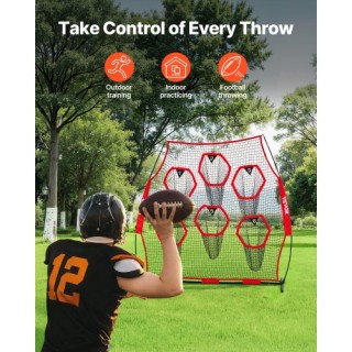 VEVOR Δίχτυ Προπόνησης Ρίψεων Ποδοσφαίρου 2438.4x2438.4mm με 6 Στόχ... VEVOR Δίχτυ Προπόνησης Ρίψεων Ποδοσφαίρου 2438.4x2438.4mm με 6 Στόχ...