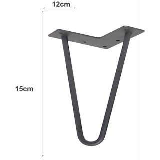 BAKAJI 4x Πόδια Τραπεζιού Πόδια Επίπλων Καναπέ 15εκ Μεταλλικά Σύγχρ... BAKAJI 4x Πόδια Τραπεζιού Πόδια Επίπλων Καναπέ 15εκ Μεταλλικά Σύγχρ...