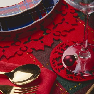 Galileo Κυκλικό Υπόστρωμα Από Αλεξίπτωτο Φελτ 33 εκ. Κόκκινο - Sant... Galileo Κυκλικό Υπόστρωμα Από Αλεξίπτωτο Φελτ 33 εκ. Κόκκινο - Sant...