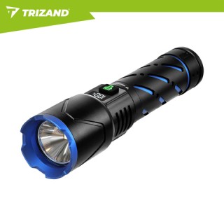Trizand Φακός LED Τακτικός 800 lm Επαναφορτιζόμενος με USB-C, 5000 ...