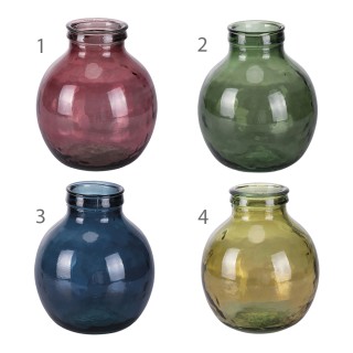 Galileo Διακοσμητικό βάζο από ανακυκλωμένο γυαλί ύψους 30 εκ. σύγχρ...