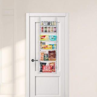 VEVOR Ρυθμιζόμενη Κρεμαστή Ραφιέρα 6 Επιπέδων για Πόρτα Αποθήκευσης...