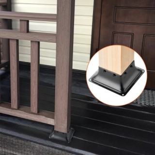 Βάση Στύλου VEVOR 101.6x101.6mm, Σετ 4τμχ, Εσωτερική 91x91mm, Βαρέω... Βάση Στύλου VEVOR 101.6x101.6mm, Σετ 4τμχ, Εσωτερική 91x91mm, Βαρέω...