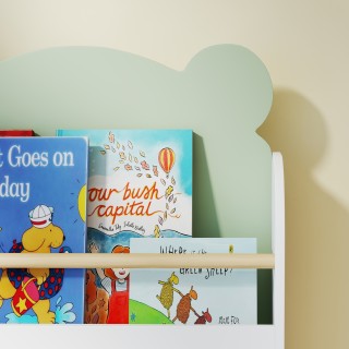 AIYAPLAY Παιδική Βιβλιοθήκη Αρκουδάκι 55x15x110 εκ., Πράσινη 311-09...