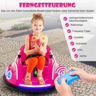 Costway Απίθανο Αυτοκινητάκι Συγκρουόμενων για Παιδιά 3-8 Ετών με ... Costway Απίθανο Αυτοκινητάκι Συγκρουόμενων για Παιδιά 3-8 Ετών με ...