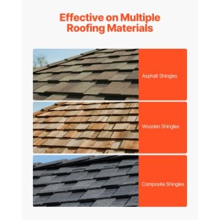 VEVOR Τσουγκράνα Αποξήλωσης Κεραμιδιών 4 τμχ Υψηλής Αντοχής & Ελαφρ...