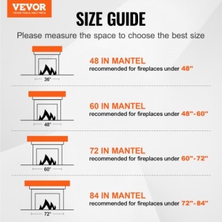 Ρουστίκ Ξύλινο Ράφι Τζακιού VEVOR 182.8x20.3x12.7cm Ανοιχτό Καφέ ... Ρουστίκ Ξύλινο Ράφι Τζακιού VEVOR 182.8x20.3x12.7cm Ανοιχτό Καφέ ...