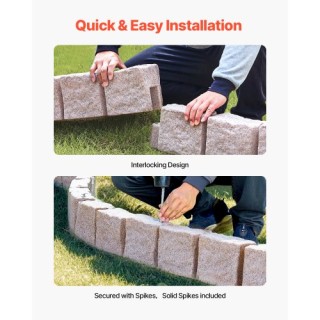 VEVOR Πέτρινο Περίγραμμα Κήπου Ανθεκτικό στο Ξεθώριασμα RZSPZZCCMH0... VEVOR Πέτρινο Περίγραμμα Κήπου Ανθεκτικό στο Ξεθώριασμα RZSPZZCCMH0...