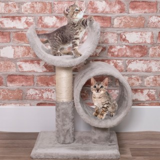 BAKAJI Ξύστρα Γάτας με Σχοινί από Σιζάλ και Επένδυση από Γκρι Πλού... BAKAJI Ξύστρα Γάτας με Σχοινί από Σιζάλ και Επένδυση από Γκρι Πλού...