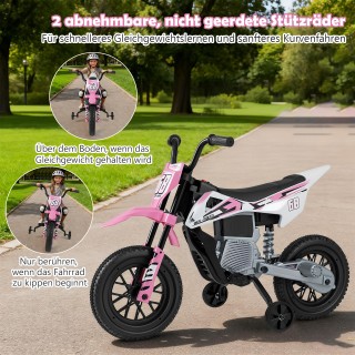 Costway 12V Ηλεκτρική Παιδική Μοτοσυκλέτα με Αποσπώμενες Στηρίξεις ...