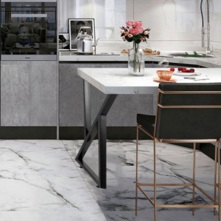 VEVOR  Μεταλλικά Πόδια Τραπεζιού 28x20 Σετ 2 τεμ. TZZT28X20YC8ZFG01V0