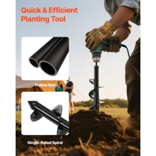 VEVOR Σπειροειδής Τρυπάνι για Φυτεύσεις 8x29 cm LXZZT1G80MM3OK4N5001V0 VEVOR Σπειροειδής Τρυπάνι για Φυτεύσεις 8x29 cm LXZZT1G80MM3OK4N5001V0