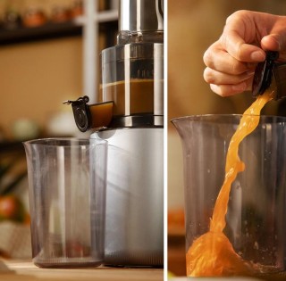 Αποχυμωτής Αργής Συμπίεσης Juice&Live 1500 Slim 200W με Στόμιο 82mm...