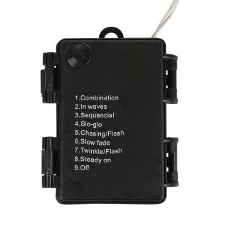 Kooper Κουρτίνα με 104 λαμπάκια θερμού λευκού χρώματος, λειτουργία ...