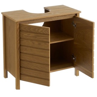 BAKAJI Κινητό ντουλάπι μπάνιου κάτω από τον νιπτήρα ξύλο MDF ντουλ... BAKAJI Κινητό ντουλάπι μπάνιου κάτω από τον νιπτήρα ξύλο MDF ντουλ...