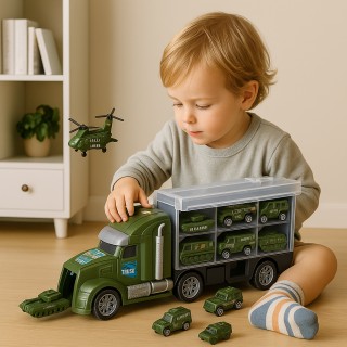 BAKAJI Στρατιωτικό Όχημα 12 σε 1 με Παιχνίδια Άρματα Μάχης Στρατού ... BAKAJI Στρατιωτικό Όχημα 12 σε 1 με Παιχνίδια Άρματα Μάχης Στρατού ...