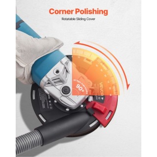 VEVOR Γωνιακός Τροχός Σκονιστήρας 4-5 ιντσών με 6 Ροδέλες Σύνδεση σ... VEVOR Γωνιακός Τροχός Σκονιστήρας 4-5 ιντσών με 6 Ροδέλες Σύνδεση σ...