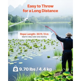 VEVOR Κοπτικό Ζιζανίων Λίμνης - Εργαλείο Κοπής Υδρόβιων Φυτών SCPSB...