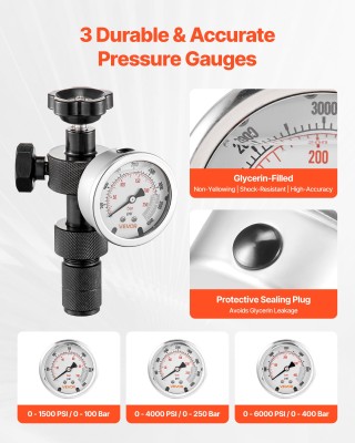 VEVOR Κιτ Πλήρωσης και Δοκιμής Αζώτου Υδραυλικής Πίεσης 1500/4000/6... VEVOR Κιτ Πλήρωσης και Δοκιμής Αζώτου Υδραυλικής Πίεσης 1500/4000/6...